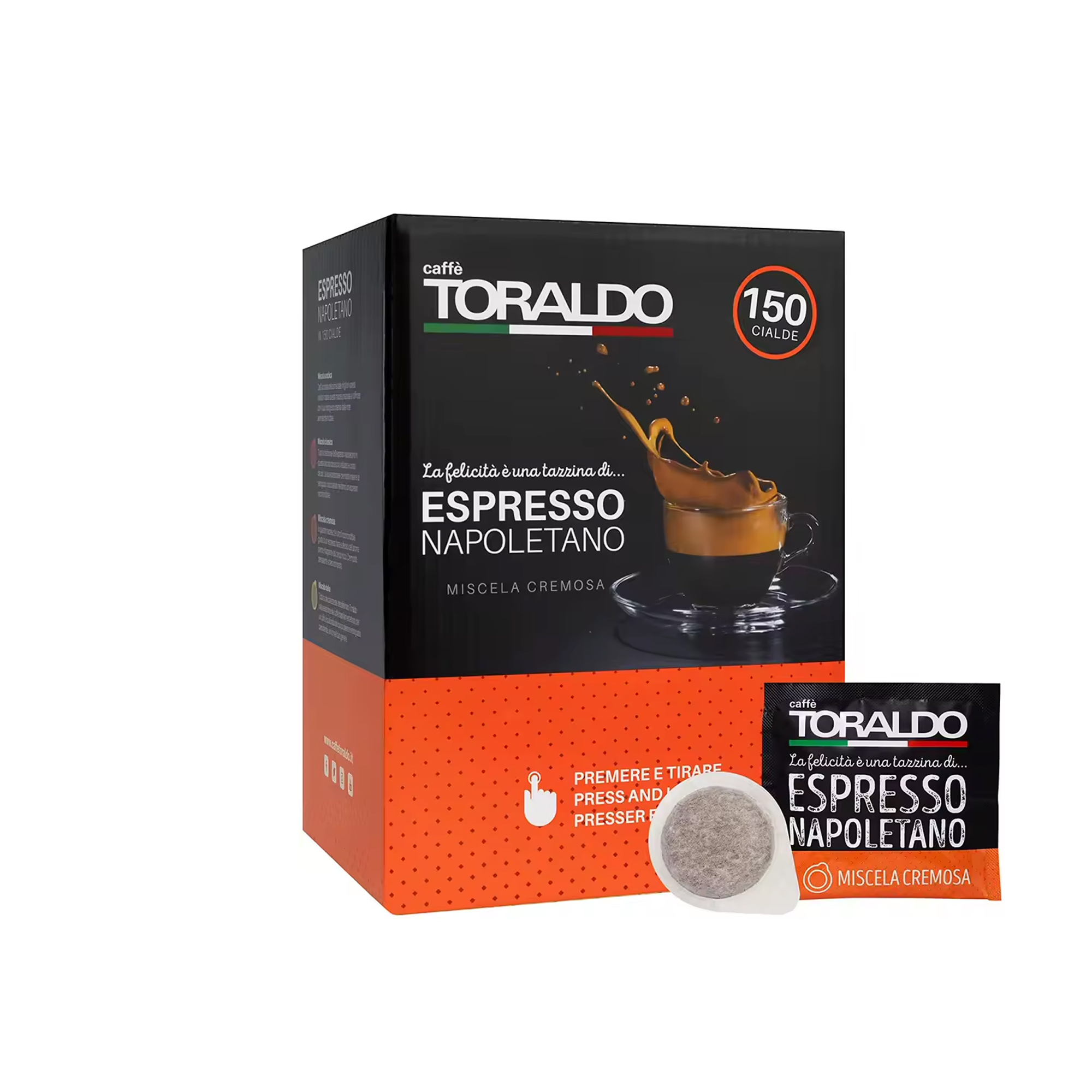 Toraldo Caffè - Cremoso Box 150